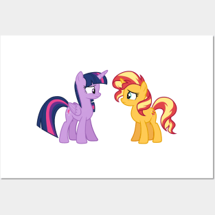 Pony Twilight and Sunset 3 alternate Posters and Art